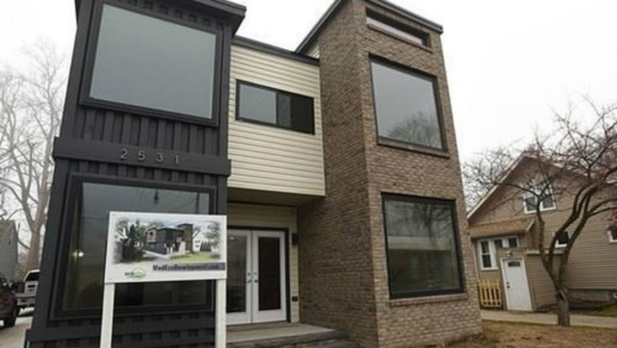 Modern Two Story Cargo Shipping Home